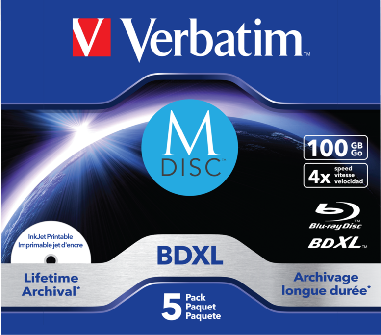 Blu-ray Verbatim MDISC 100 GB